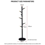 Free Standing Coat Hanger - Black