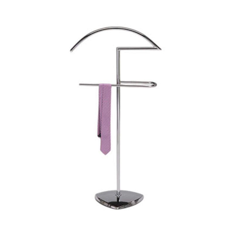 Solid Stainless Steel Coat Hanger Stand - Silver