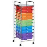 10-tier multicolor Storage trolley