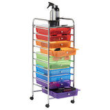 10-tier multicolor Storage trolley