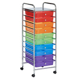 10-tier multicolor Storage trolley