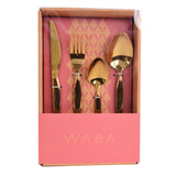 Cutlery Set 16 Pieces - Gold