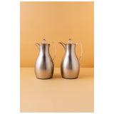 Waba Anwaar Flask Set 2 Pcs 1 L Matt Silver / Acrylic Handle