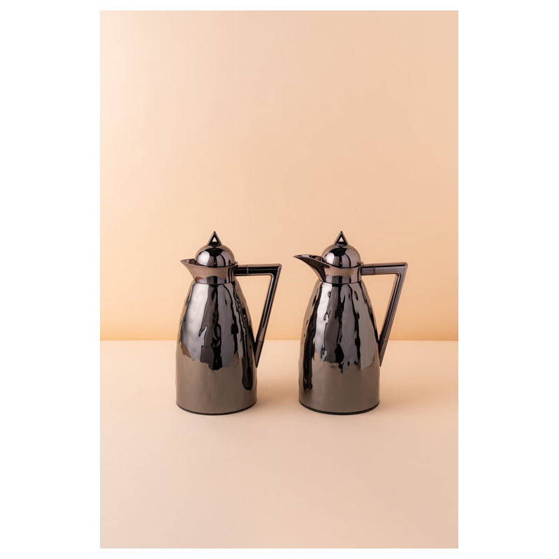 Waba Aliaa Flask Set 2 Pcs 1L -Black Nickel