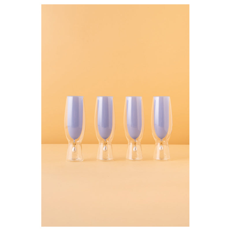 Waba Juice Glass Set 4 Pieces Hl5-Clear