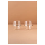 Waba Hl5 Coffee Cups Set Double 2 Pieces-Silver