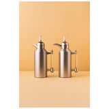 Waba Amjaad Flask Set 2 Pcs 1L-Matt Silver / Transparent Handle