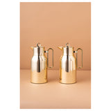 Waba Bareeq Flask Set 2 Pcs 1L-Shiny Gold