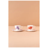 Waba B11 Coffee Cups Set 2 Pcs-Multicolor