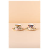 Waba B13 Coffee Cups Set 2 Pcs-Green&Blue