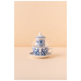 Waba B35 Teapot With Cup-White&Blue