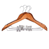 4pcs Wooden Hanger - Brown