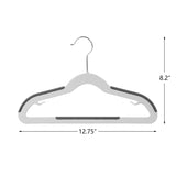 5Pc Kids Plastic Hanger Set Grey Color