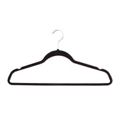 Velvet Hanger Set 50 Pcs, Black