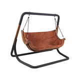 Metal Swing Chair With Shelter (Cushion) - Multicolor