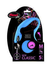 Classic Cord Dog Leash Retractable Medium 5m Blue