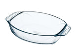 Baking Dish with handles, Clear