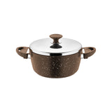 Deep Pot with Lid - Black Color