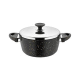 Deep Pot with Lid - Black Color