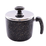 Milk Pot with Lid - Black Color