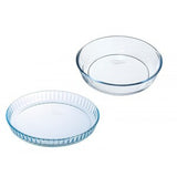 Glass casserole set 2 molds