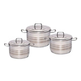 Stainless steel premium 6 pcs cookware pot