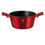 Casserole with lid - Burgundy Color
