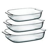 Pyrex Rectangular Roaster Set Of 3 PCS