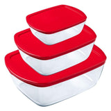 Set Of 3 PCS Roasters With Lid