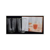 Mooloom Double Wall Glass Tumbler Set – 2 Pieces, 300 Ml-Clear