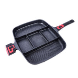 Die-Cast 5 in 1 Fry Pan with Detachable handle