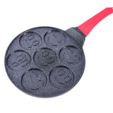 Die-Cast 7 holes emoji pancake pan