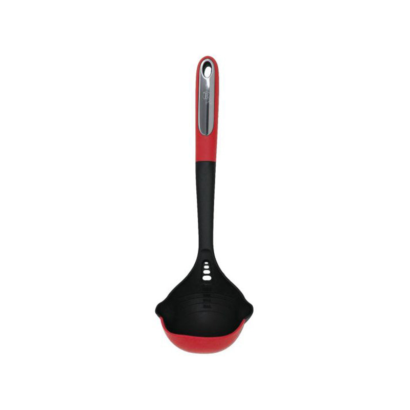 Berlinger Silicone Edge Soup Ladle-Red-Black