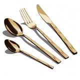 Stainless Steel Cutlery Set 24 Pcs Mirror gold