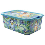 Stor Bluey Click Storage Box 13 Ltr-Blue