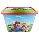 Stor Super Mario Click Storage Box 23 Ltr-Multicolour