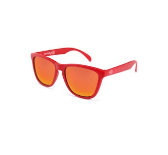 Sunglasses With Pouch 0.74 Polarized-Red