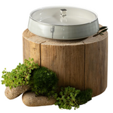 Large Date Bowl - Grey + Silver