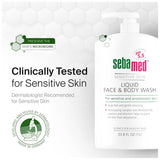Sebamed Liquid Face & Body Wash 1000Ml-Transparent