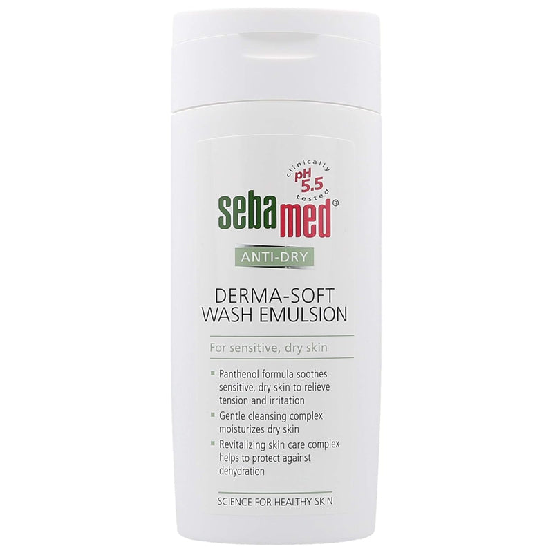 Sebamed Anti-Dry Derma-Soft Wash 200Ml-White