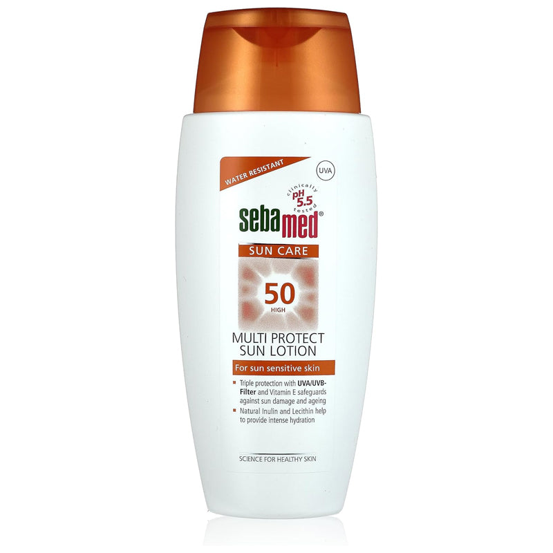 Sebamed Sun Lotion 50+ Multi Protect 150Ml-White