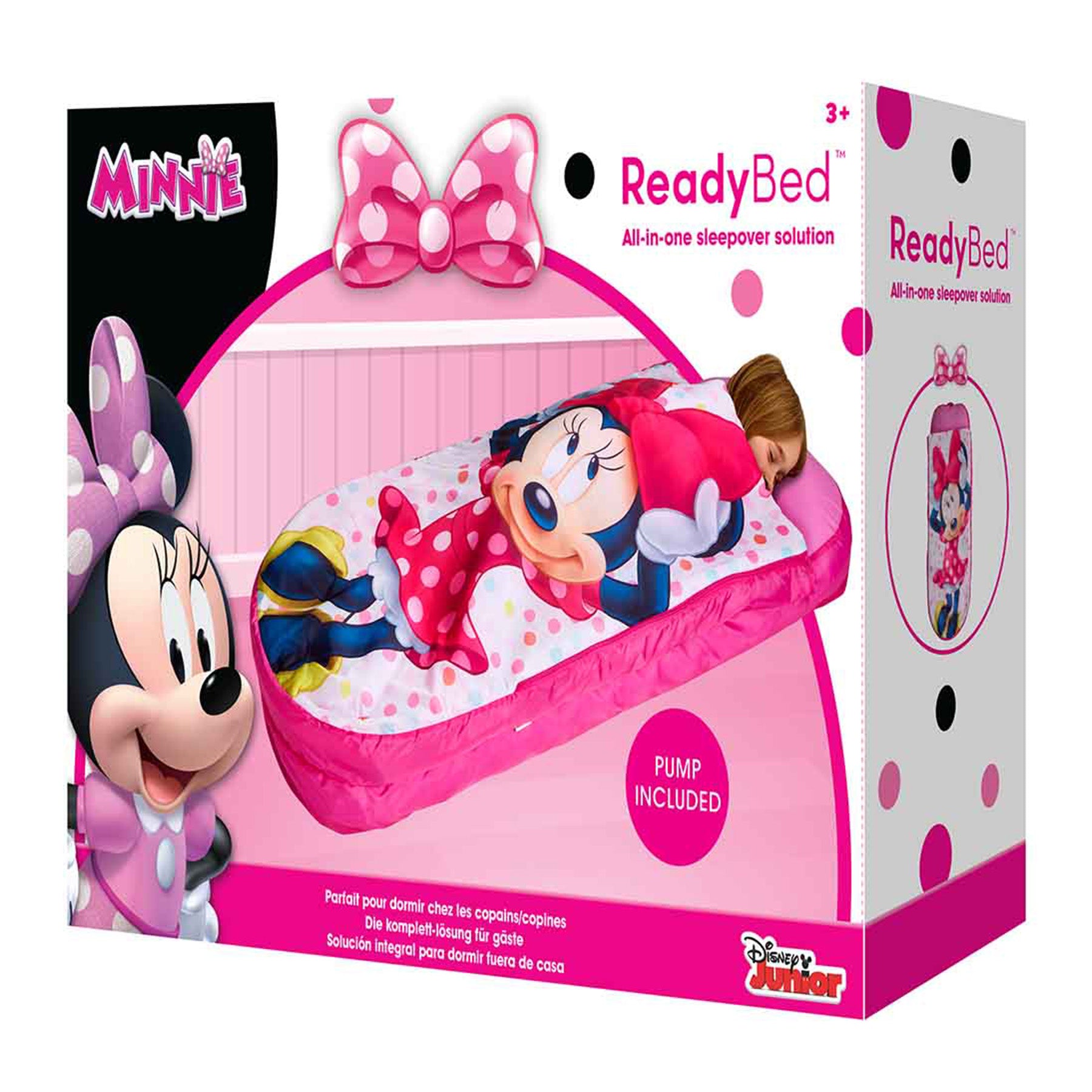 2 in 1 Minnie mouse sleeping bag & inflatable air bed