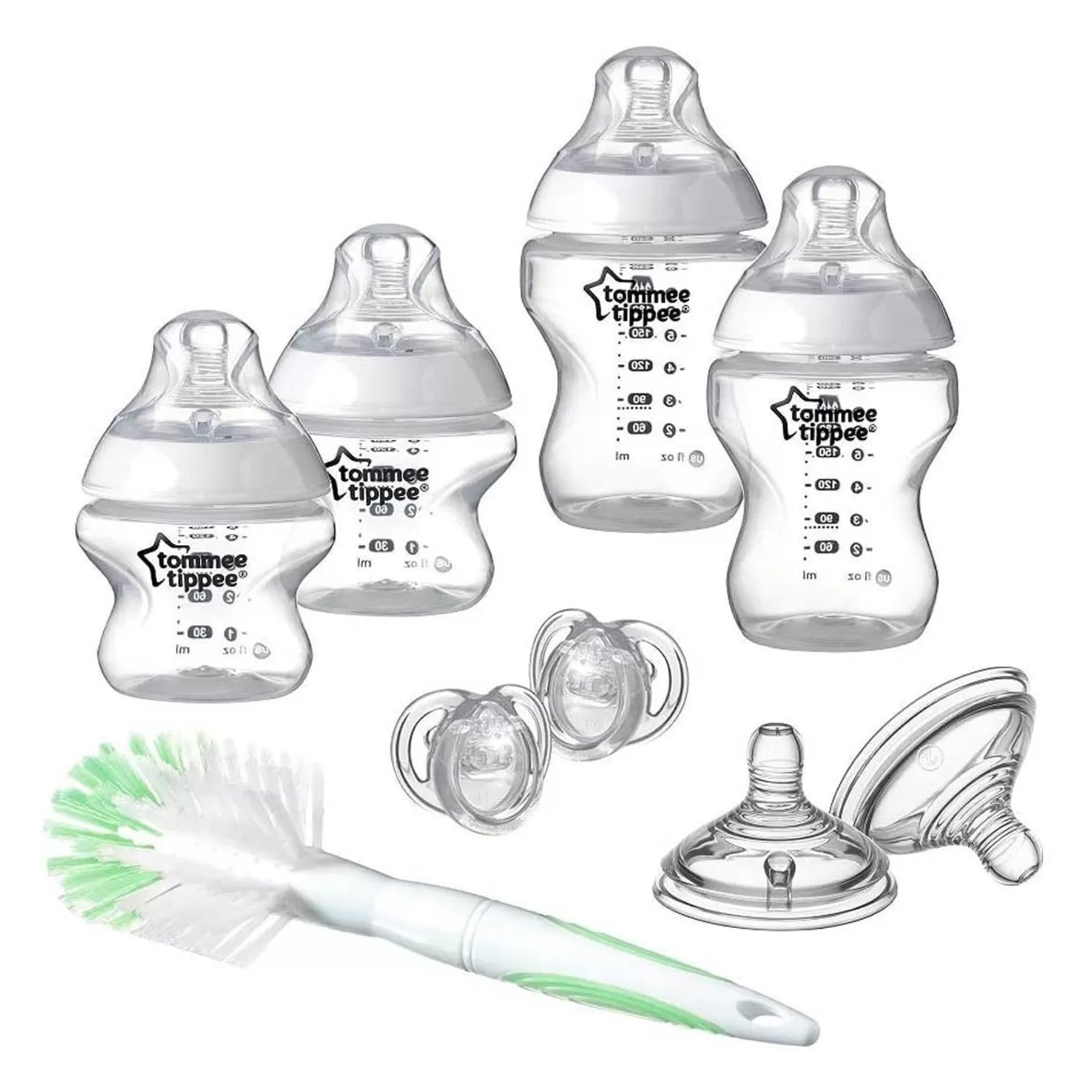 Closer to Nature Feeding Bottle Kit- Clear