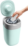 Twist and Click Advanced Nappy Bin with 1x Refill Cassette - Green