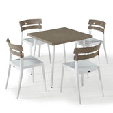 5pcs Bermo outdoor set - White and Beige