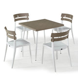 5pcs Bermo outdoor set - White and Beige