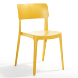 Armless Chair - Yellow