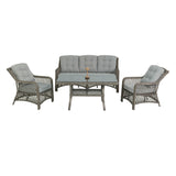 4pcs Rio sofa set - grey