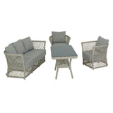 4pcs Palermo sofa set - grey