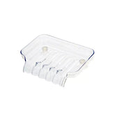 Kitchen Soap Dish with suction cups - Transparent